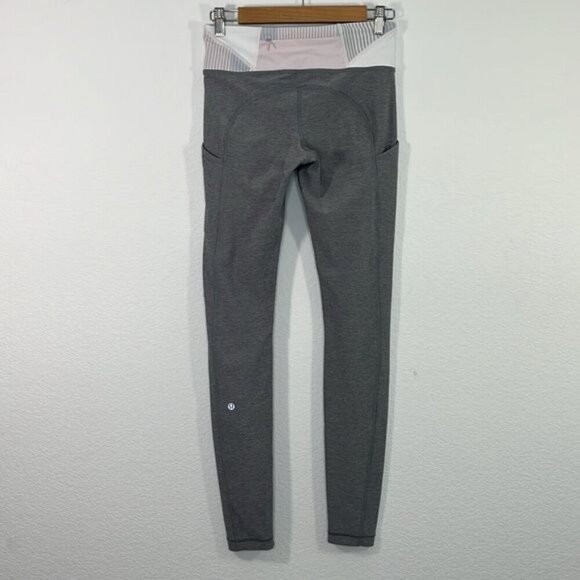 Lululemon Speed Tight II Heathered‎ Slate size 6 Activewear - Picture 6 of 11